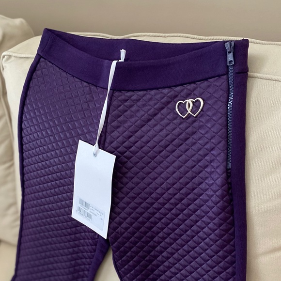 LOVE Moschino Quilted Crop Pants - Picture 4 of 14